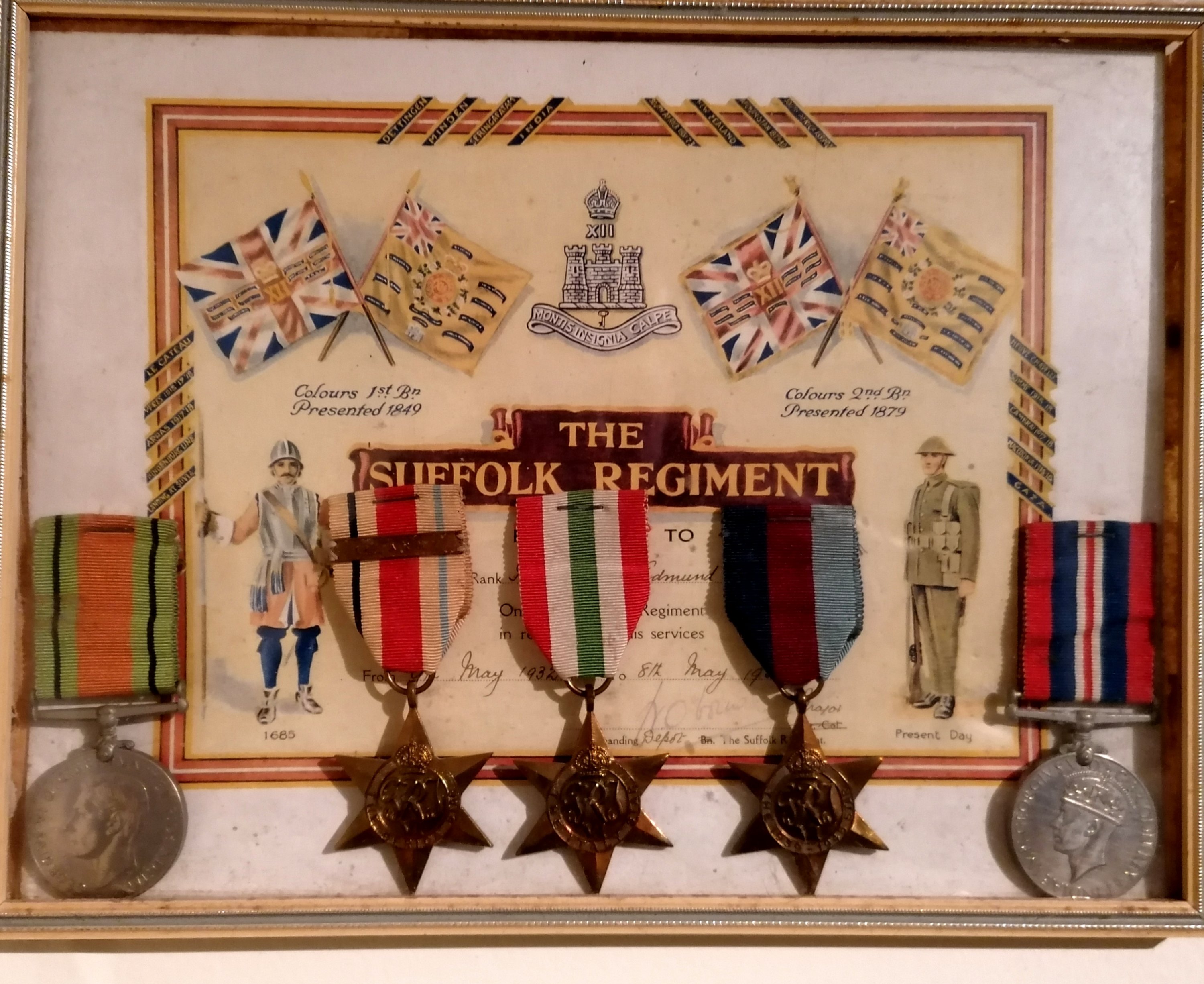 Ted Shreeve's medals