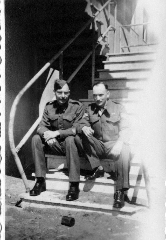 Ted Shreeve (right) and friend