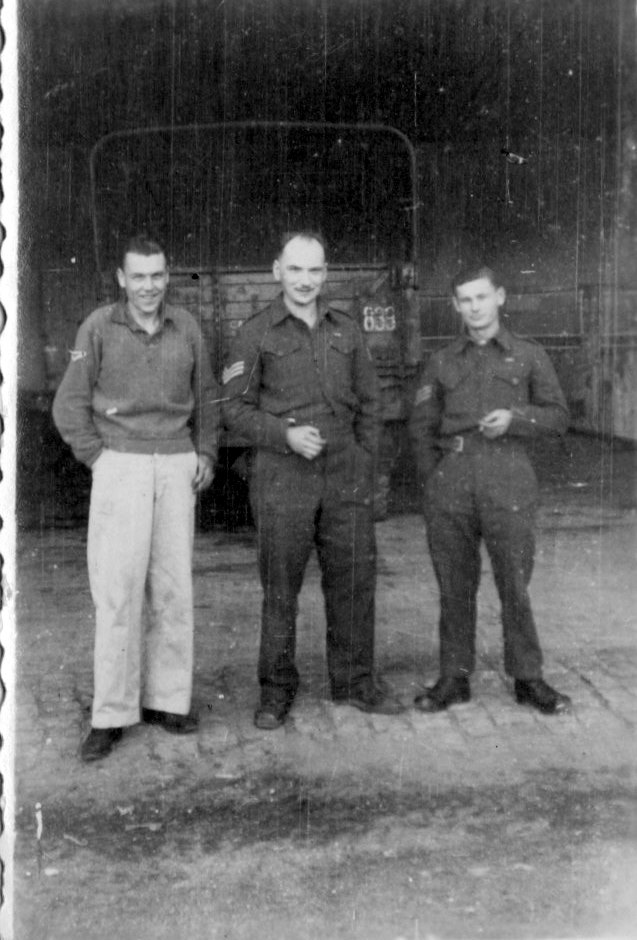 Ted Shreeve (center) with pals